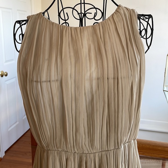 Theory Pleated Silk Dress - Picture 2 of 8